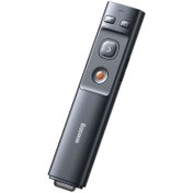 تصویر پوینتر و پرزنتر لیزر قرمز شارژی بیسوس Baseus Wireless Presenter 