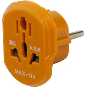 تصویر تبدیل ۳ به ۲ برق ۳۰ آمپر MAX-110 ا MAX-110 30A AC Adapter Plug Converter MAX-110 30A AC Adapter Plug Converter
