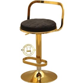 تصویر صندلی اوپنی زیمر پایه طلایی 