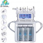 تصویر دستگاه هیدروفیشیال 6 کاره موتور سنگین اورجینال گرید A - 6 کاره HydroFacial NewFace)