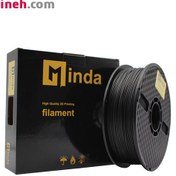 تصویر فیلامنت PLA PRO مشکی قطر 1.75 میلیمتر یک کیلوگرمی میندا Minda Minda PLA PRO Filament 1.75mm 1kg black