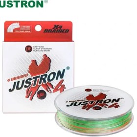 تصویر نخ ماهیگیری ابریشمی جاسترون X4 هفت رنگ 