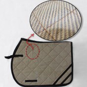 تصویر عرق گیر و پد زیر زین اسب - کرمی saddle pad