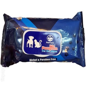 تصویر دستمال مرطوب پاکتی سگ و گربه مستر پنگوئن Mr.Panguin Dog & Cat Pocket Wet Wipes