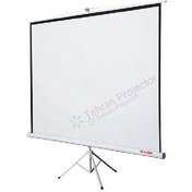 تصویر پرده نمایش پایه دار پروژکتور اسکوپ 250 × 250 Scope Tripod Projector Screen 250 x 250