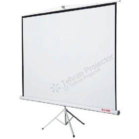 تصویر پرده نمایش پایه دار پروژکتور اسکوپ 250 × 250 Scope Tripod Projector Screen 250 x 250