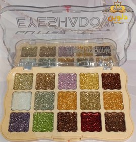 تصویر پالت سایه چشم گلیتری هولد مورنینگ Hold morning - کد 1 hpld morning eyeshadow