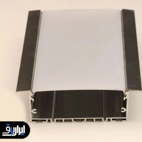 تصویر پروفیل لاین نوری توکارفنرخور Recessed linear light profile ceiling integrated type code
