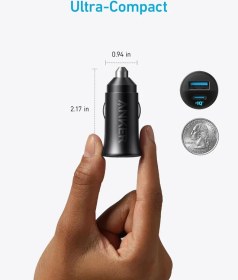 تصویر شارژر فندکی 30 وات انکر-مدل A2741 Anker USB-C Car Charger 30W A2741