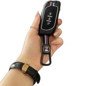 تصویر کاور ریموت لاکچری فلزی خودرو لاماری Luxury metal remote control cover for LAMARI car