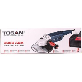 تصویر فرز سنگبری 2200 وات توسن مدل 3062ABX همراه با کیف 2200 watt Tosan model 3062-ABX  stone milling cutter