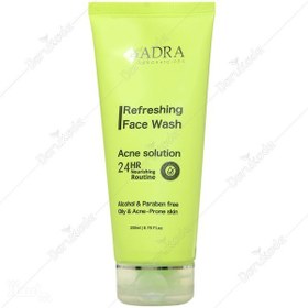 تصویر آدرا ژل شستشوی صورت مناسب پوست چرب و دارای آکنه ا Adra Refreshing Face Wash Acne Solution Oily And Acne Prone Skin Adra Refreshing Face Wash Acne Solution Oily And Acne Prone Skin