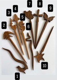 تصویر کانزاشی چوبی - ده 