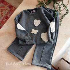 تصویر ست دورس و شلوار بگ قلاب بافی - سایز ۷-۸ 