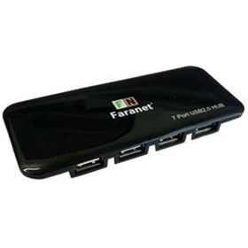 تصویر هاب 7 پورت USB2.0 فرانت Faranet USB2.0 7PORT HUB