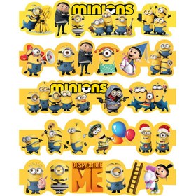 تصویر روبان کیک مینیون ها 