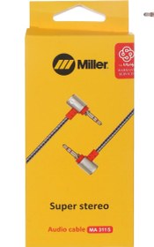 تصویر کابل AUX Miller مدل MA 3115 – مشکی Miller