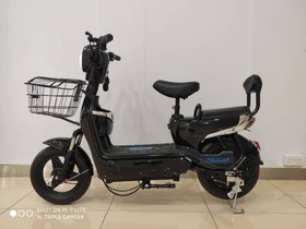 تصویر موتور سیکلت برقی ( دوچرخه‌ برقی ) E.BIKE مدل K1 رنگ‌ مشکی 