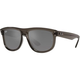 تصویر خرید اینترنتی عینک آفتابی مردانه نوک مدادی برند ray ban RBR0501S (6707GS) BOYFRIEND REVERSE RBR0501S (6707GS) 56 | Unisex Gri Güneş Gözlüğü