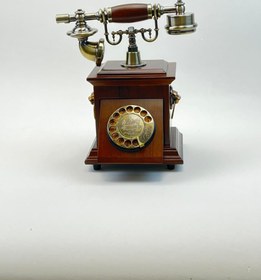 تصویر دکوری تلفن چوبی 171 