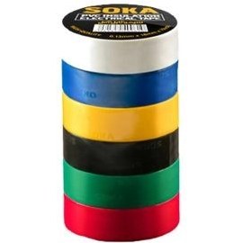 تصویر چسب برق سوکا soka pvc insulation electrical tape soka