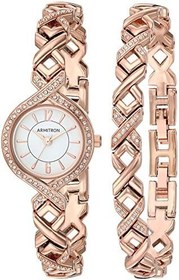Armitron swarovski crystal accented watch clearance