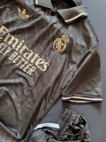 تصویر رئال دوم طوسی استین کوتاه Real Madrid Gray kit