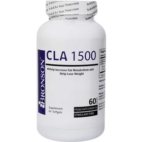 تصویر كپسول سی ال ای 1500میلی گرم 60عدد برونسون bronson cla1500 mg