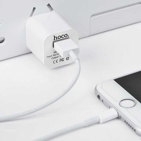 تصویر شارژر دیواری هوکو Hoco UH102 Hoco UH102 plug single USB charging adapter