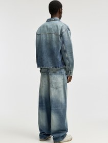 تصویر شلوار جین سوپر بگ برند Pull&Bear 