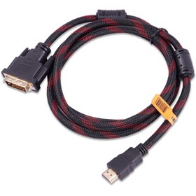 تصویر کابل تبدیل HDMI به DVI مچر مدل MR-117 به طول 1.5 متر ا Macher MR-117 HDMI to DVI Cable Macher MR-117 HDMI to DVI Cable