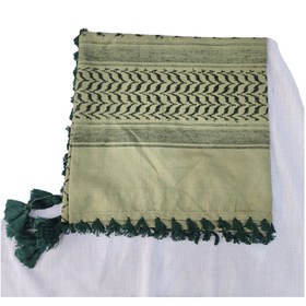 تصویر چفیه هندی | چفیه رومانی | چفیه عمانی | شال هندی | شال عمانی | رنگ سبز 