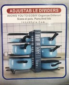 تصویر قفسه قابلمه آشپزخانه قابل تنظیم مدل LE DIVIDERS 