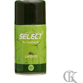 تصویر خوشبو کننده هوا Lacoste سلکت 260 میلی لیتر کارتن 24 عددی 