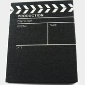 تصویر دفتر کلاسور ۱۰۰ برگ خط‌دار طرح Clapper 