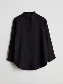 تصویر پیراهن زنانه اورسایز متین ال‌سی‌دبلیو از جنس کتان %100 (S5) | LC Waikiki | 927423142 | اورجینال 