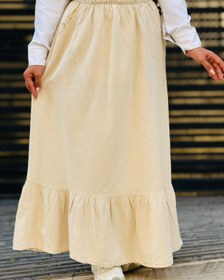 تصویر دامن الیاف طبیعی مدل 7061 