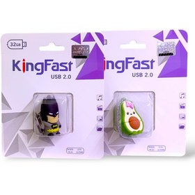 تصویر فلش طرحدار Kingfast – 32G 
