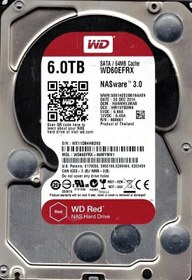 تصویر وسترن دیجیتال استوک مدل 6TB 6G SATA 7.2K 