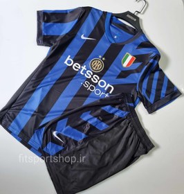 تصویر لباس اول اینتر 2025 کیفیت هواداری تایلندی درجه یک Inter 2025 first kit, first class Thai fan quality