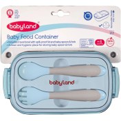 تصویر ظرف غذا خوری کودک بی بی لند کد 217 Baby land baby food container code 217