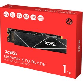 تصویر اس اس دی ای دیتا XPG GAMMIX S70 BLADE ظرفیت 1 ترابایت ADATA XPG GAMMIX S70 BLADE M.2 2280 1TB SSD