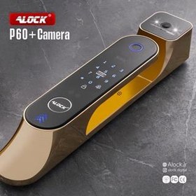 تصویر دستگیره هوشمند Alock سری P60+Camera Gold 