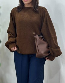 تصویر بافت زنانه چری مدل فری سایز زرشکی 