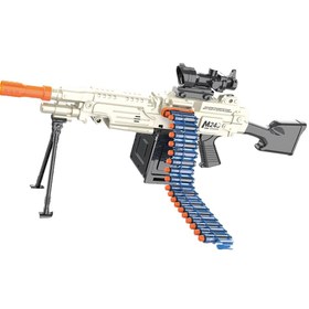 تصویر تفنگ بازی مدل مسلسل کد M249 
