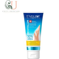 تصویر کرم ترمیم کننده و ضد ترک پا حاوی اوره 30% اولاین Eveline revitalum 30% urea complex
