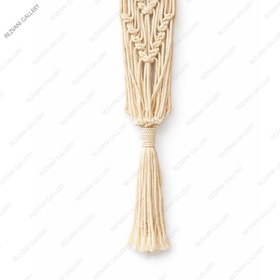 تصویر آویز گلدان مکرومه 