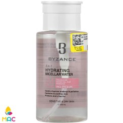 تصویر محلول پاک کننده آرایش بیزانس مناسب پوست خشک و حساس حجم ۲۰۰ میلی لیتر 