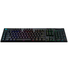 تصویر کیبورد بی سیم مکانیکی گیمینگ لاجیتک مدل G913 - مشکی Logitech G913 Wireless Mechanical Gaming Keyboard