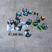 تصویر پلاک کبوتر زندان بافت زنگوله دار ۲ عددی 